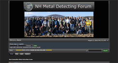 Desktop Screenshot of nhmetaldetectingforum.com