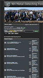 Mobile Screenshot of nhmetaldetectingforum.com